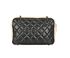 CC Bicolor Shoulder Bag, back view